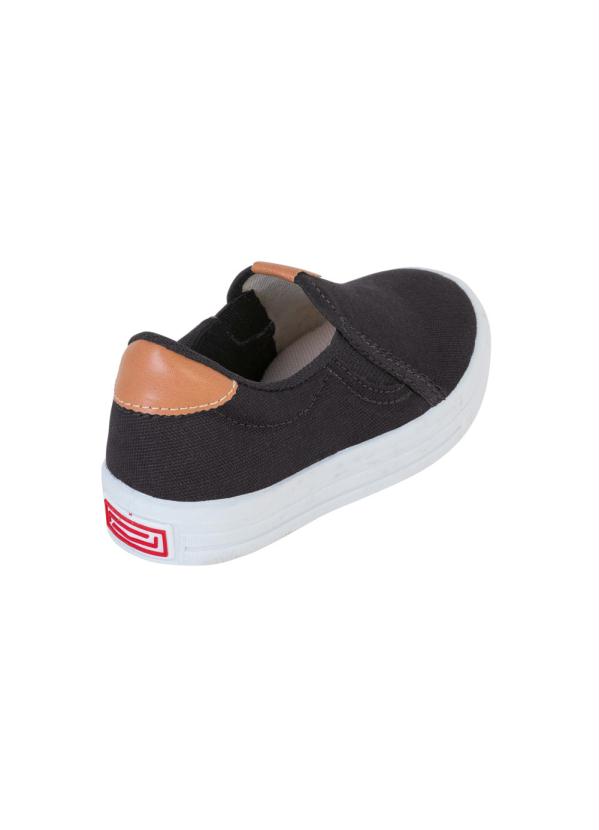 Perfecta - Tênis Infantil Slip On Preto com Elástico 2