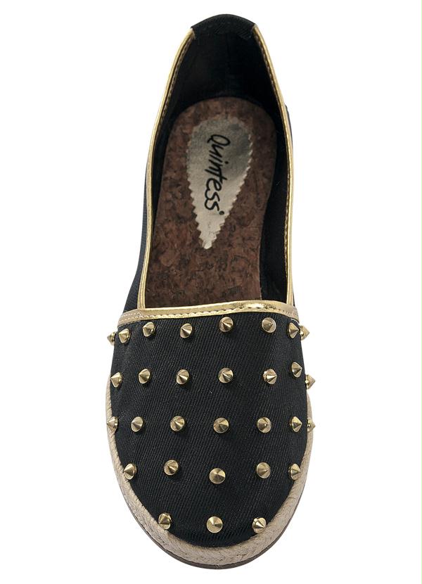 Quintess - Alpargata Spikes Preto 4