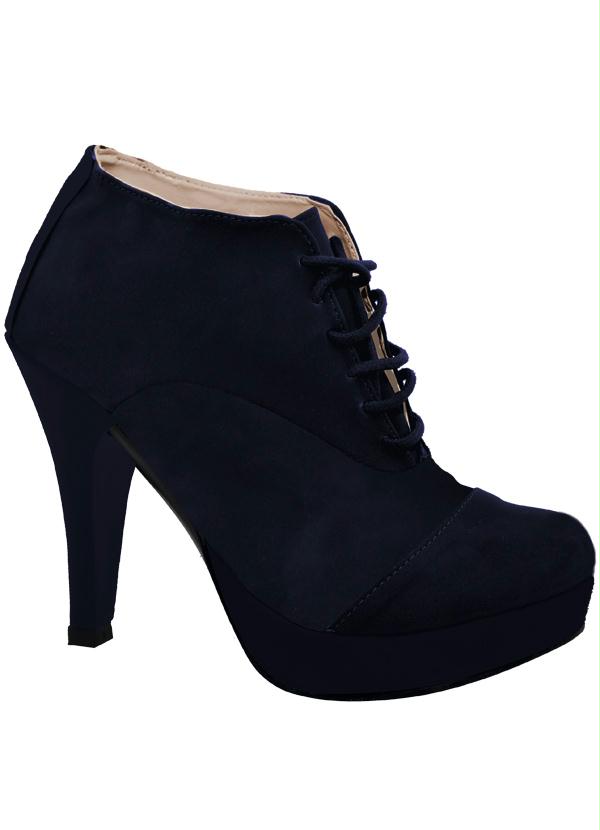 Outlet - Ankle Boot Marinho