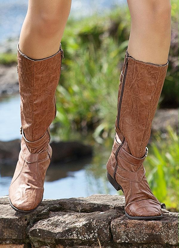 Quintess - Bota Camelo de Cano Alto