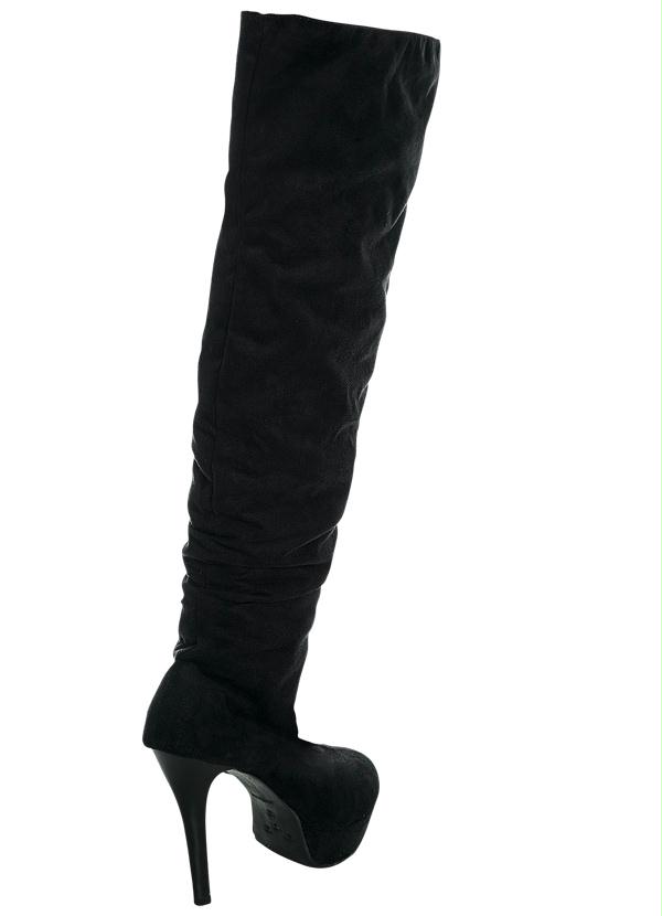 Quintess - Bota Cano Alto Preta 2