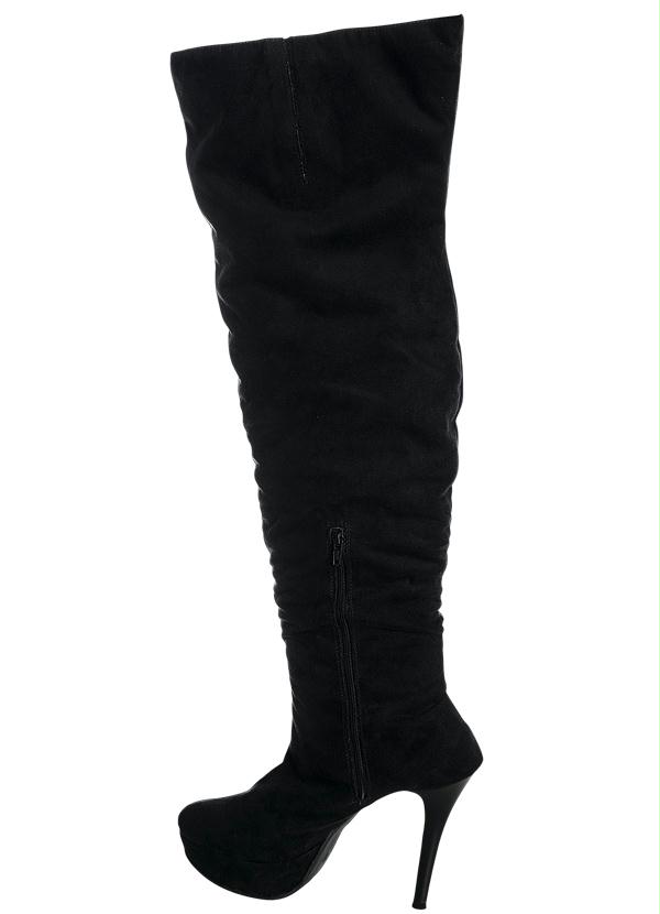 Quintess - Bota Cano Alto Preta 3