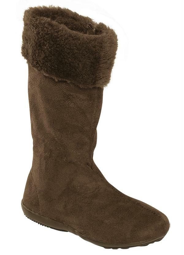 Outlet - Bota Cano Longo Infantil Marrom