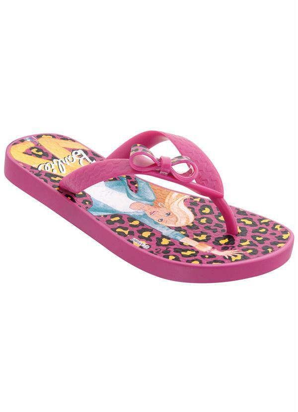 Grendene - Chinelo Barbie Flora Rosa