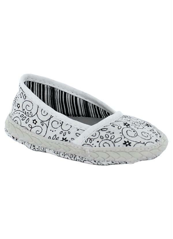 Outlet - Sapatilha Bebê Branco
