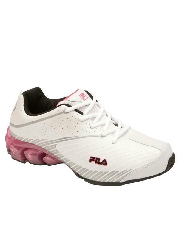 Fila - Tênis Fila Wise Up KidsBranco/Rosa