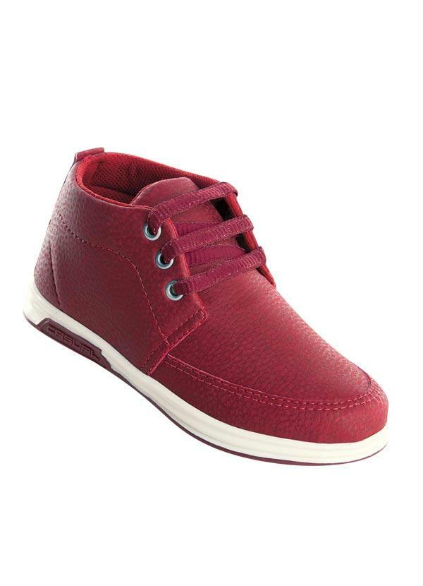 Perfecta - Tênis Cano Alto Vermelho