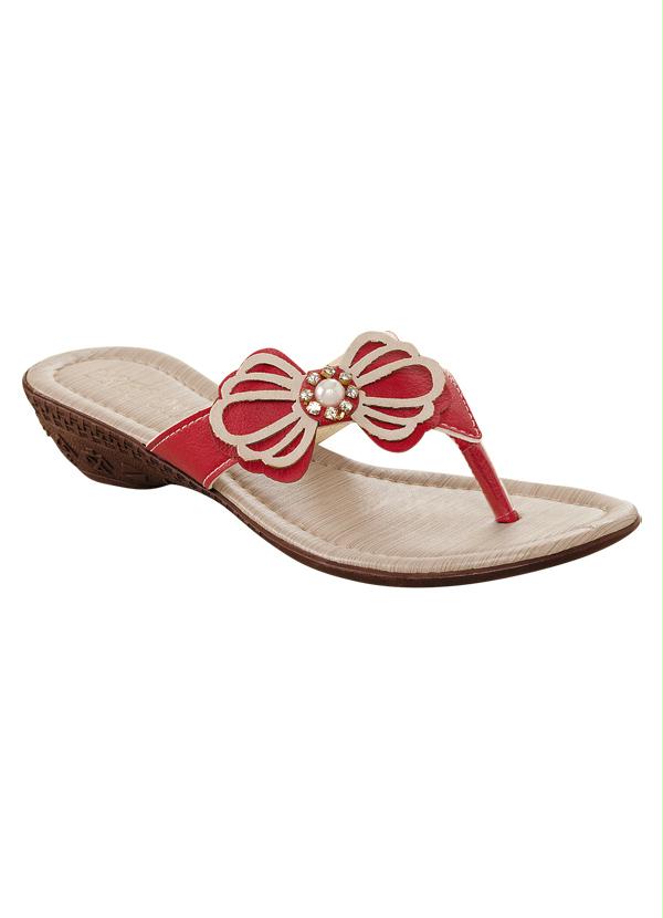 Outlet - Tamanco Vermelho Feminino