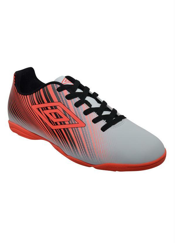 Umbro - Chuteira Indoor Slie Ii Umbro Branco e Coral