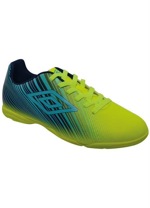 Umbro - Chuteira Umbro Indoor Slice Ii Verde e Azul