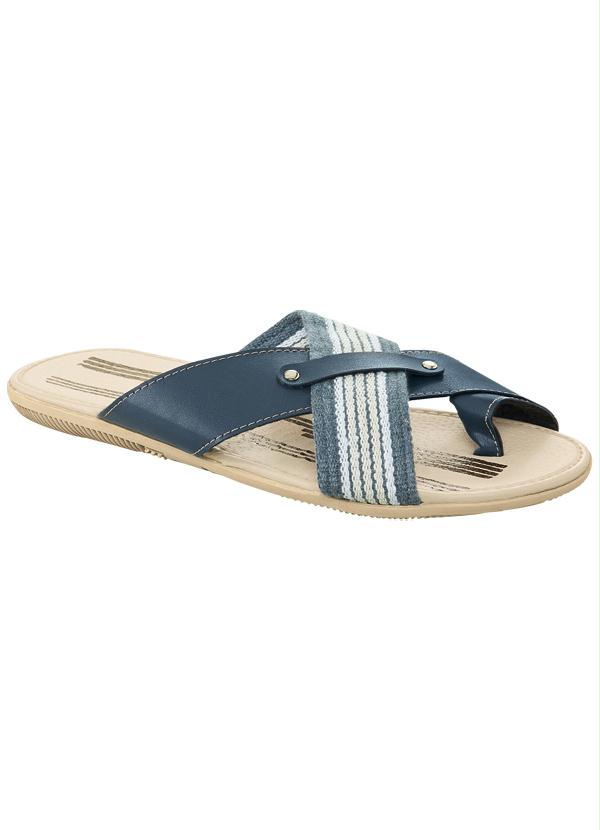 Outlet - Chinelo Azul Masculino
