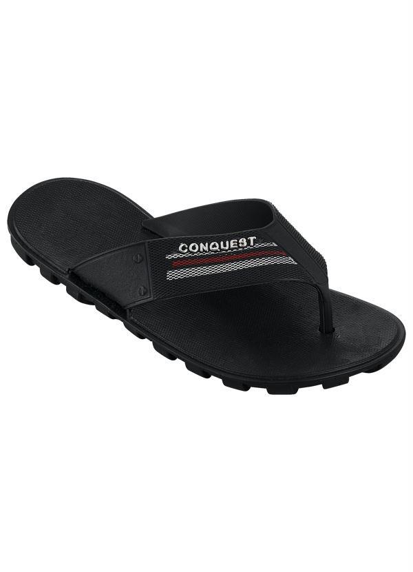 Outlet - Chinelo Masculino com Tiras Largas Preto