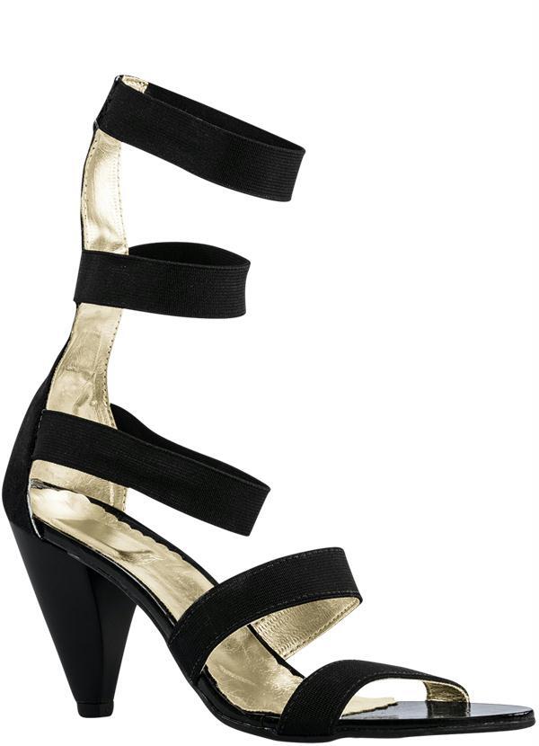 Outlet - Sandália Gladiadora Preto