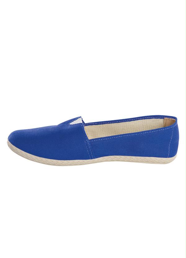 Outlet - Sapatilha com Elástico Azul 3