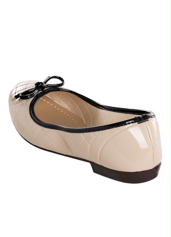 Outlet - Sapatilha Nude Matelassê 2