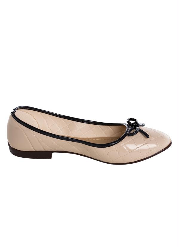Outlet - Sapatilha Nude Matelassê 3