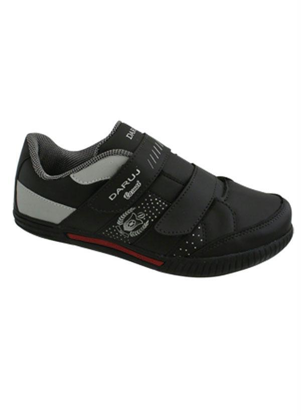 Outlet - Sapato Masculino Grafite com Velcro