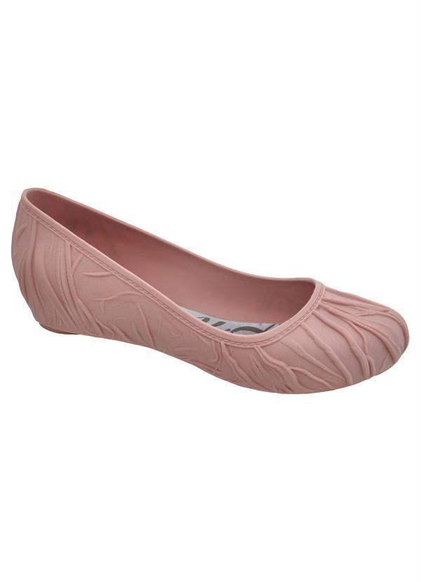 Outlet - Sapatilha em Vulplástico Rosa Antigo