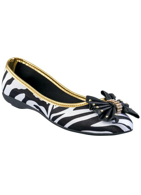 Outlet - Sapatilha Estampa Zebra