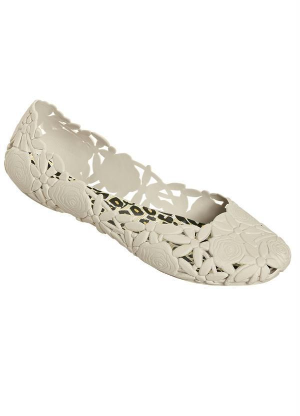 Outlet - Sapatilha Feminina Bege com Detalhes