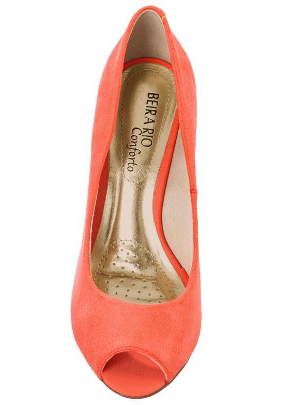Beira Rio - Sapato Anabela Coral 4