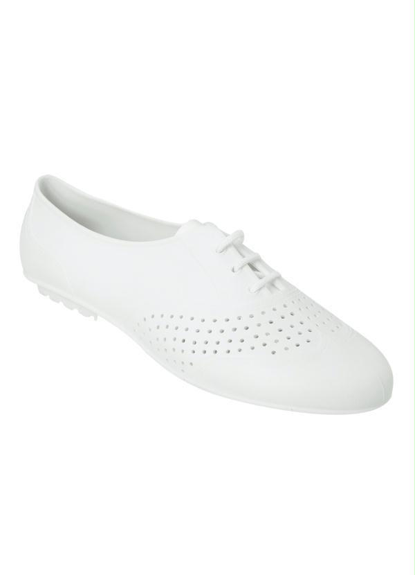 Outlet - Sapato Oxford Branco