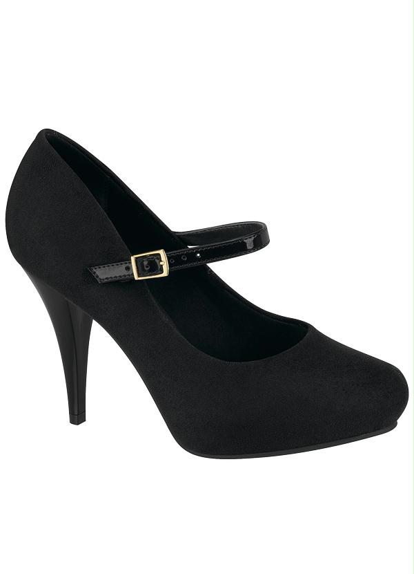 Beira Rio - Scarpin Preto Beira Rio 1