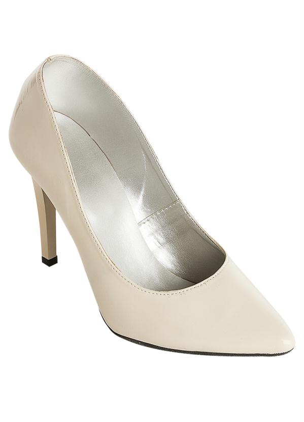 Outlet - Sapato Scarpin Marfim