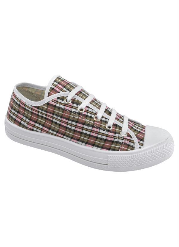 Outlet - Tênis Feminino Xadrez