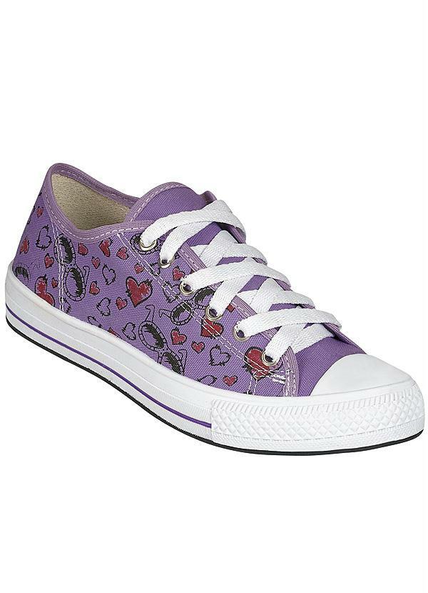 Outlet - Tênis Lilás com Desenhos