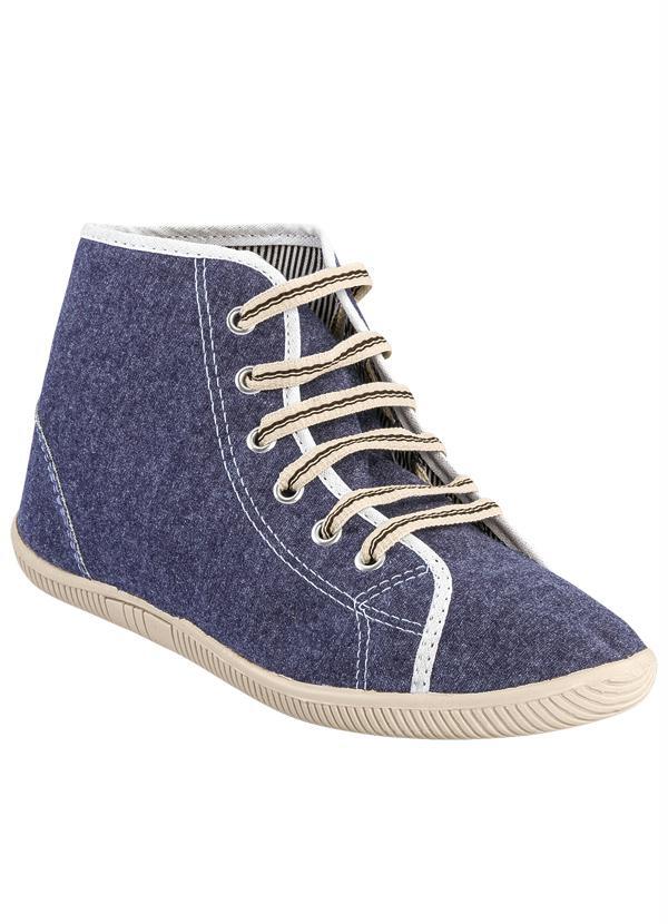 Outlet - Tênis Cano Alto Azul Masculino