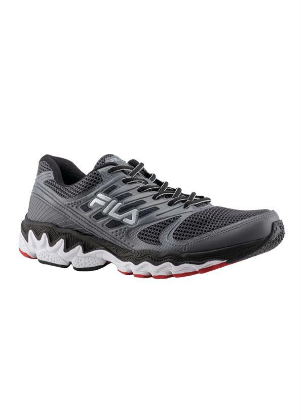 Fila - Tênis Fila Viper Grafite, Preto e Vermelho