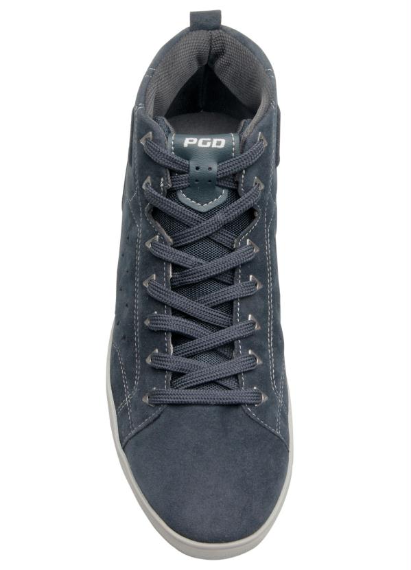 Pegada - Tênis Pegada de Cano Médio Marinho com Cadarço 4