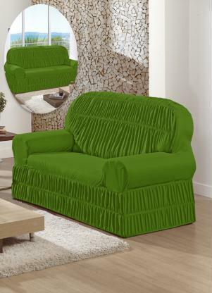 Lar e Lazer - Capa para Sofá 2 e 3 Lugares Verde 2 Peças - LAR E LAZER