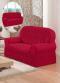 Lar e Lazer - Capa para Sofá 2 e 3 Lugares Vermelha 2 Peças - variação: Vermelha