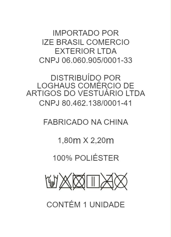 Mundo Lar - Manta Floral Branca Casal 1 Peça 2