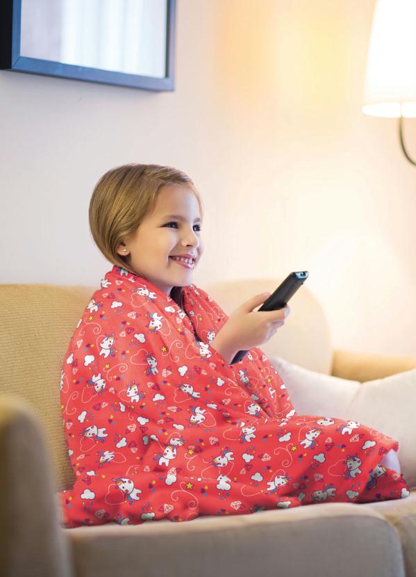 Lepper - Manta Infantil Fleece Unicório 1 Peça