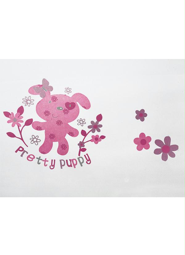 Lar e Lazer - Cortina Branca Estampada 2