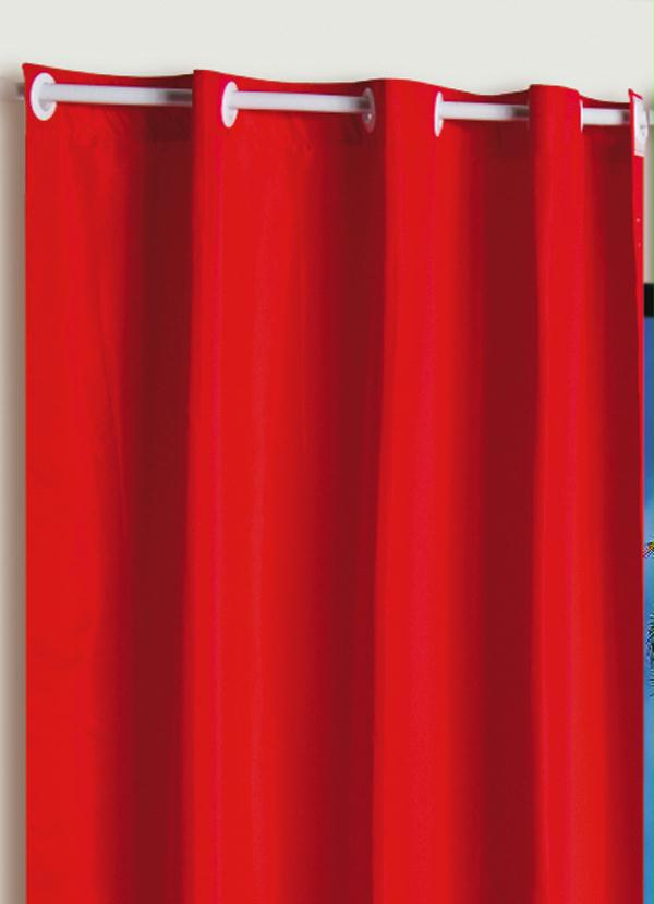 Lar e Lazer - Cortina para Varão Vermelha 2