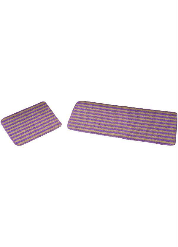 Lar e Lazer - Jogo Tapete para Cozinha Roxo