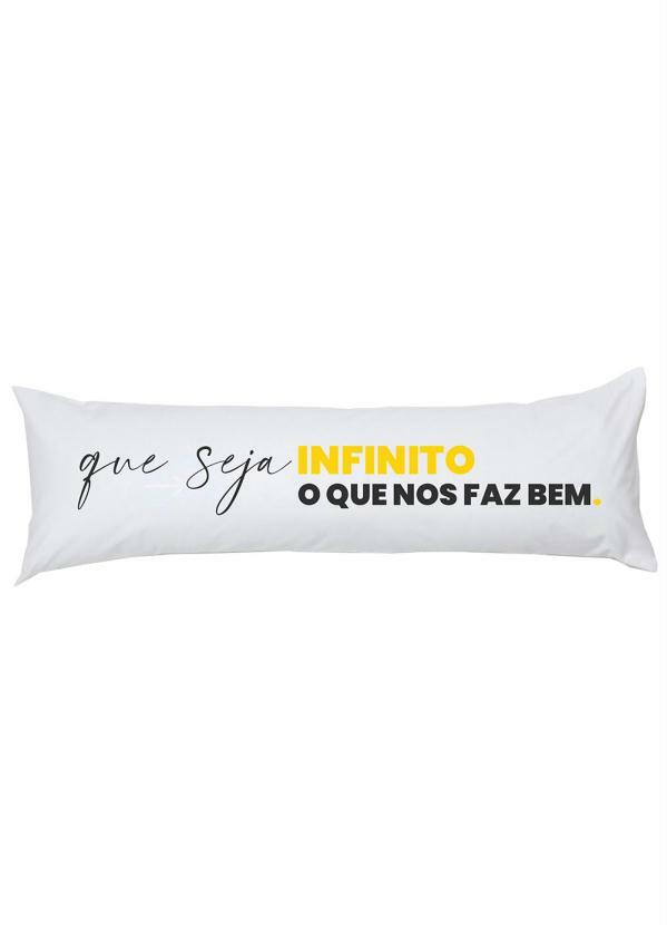 Lar e Lazer - Travesseiro Body Pillow Infinito 2 Peças