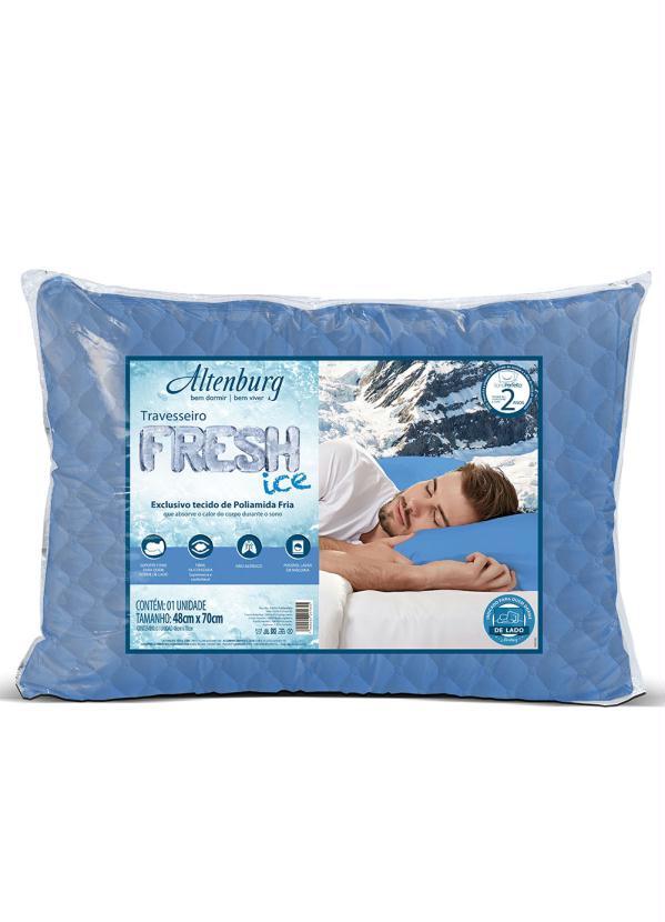 Altenburg - Travesseiro Fresh Ice Azul 1 Peça