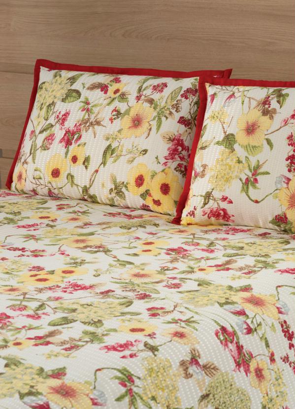 Lar e Lazer - Jogo de Cobre Leito Floral Casal 3 Peças 2