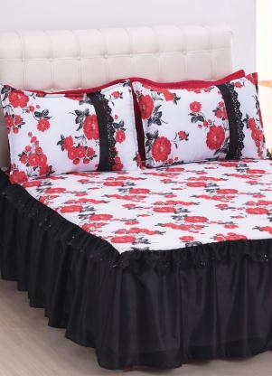 Lar e Lazer - Jogo de Colcha Preta Casal 3 Peças - LAR E LAZER