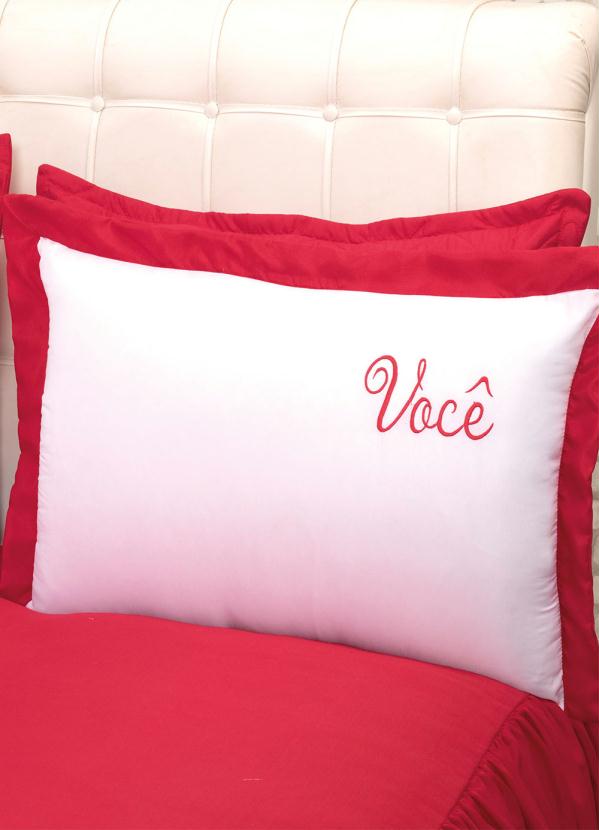 Lar e Lazer - Jogo de Colcha Vermelha Casal 3 Peças 3