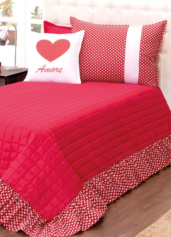 Lar e Lazer - Colcha Rosa Solteiro 1 Peça