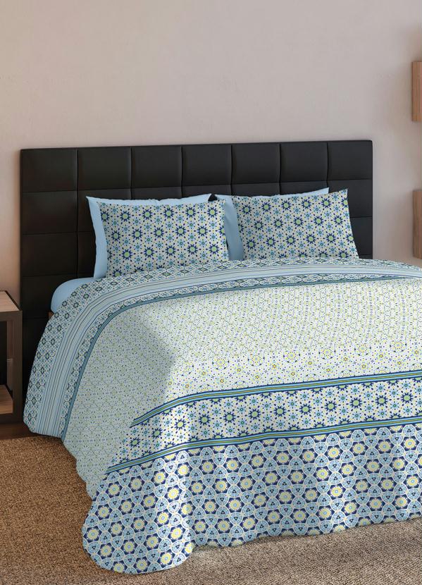 Teka - Edredom 120 Fios Azul Casal 1 Peça 1