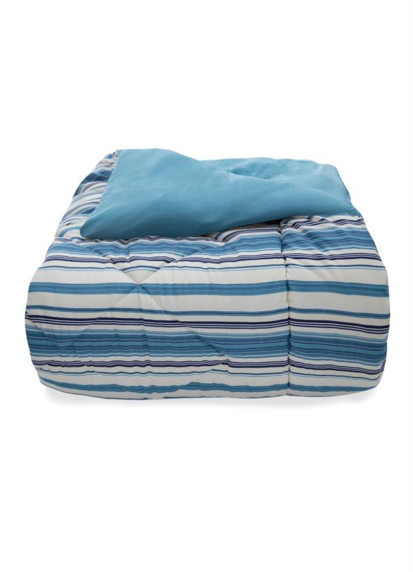 Hedrons - Edredom Azul Casal 1 Peça