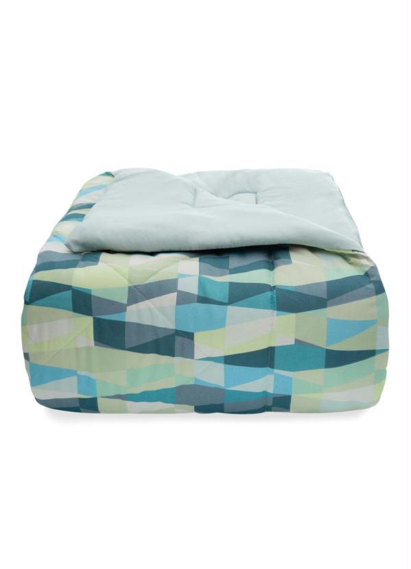 Hedrons - Edredom Verde Casal 1 Peça 1