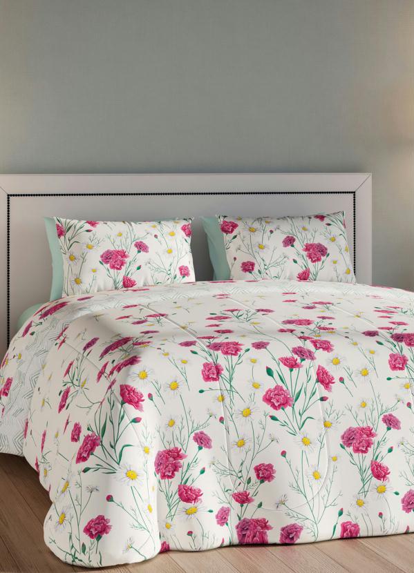Teka - Edredom 150 Fios Floral King 1 Peça